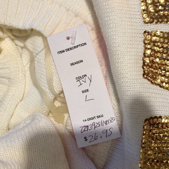 Large ivy crop top sweater new with tag - Picture 7 of 8